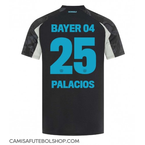 Camisa de time de futebol Bayer Leverkusen Exequiel Palacios #25 Replicas 3º Equipamento 2024-25 Manga Curta